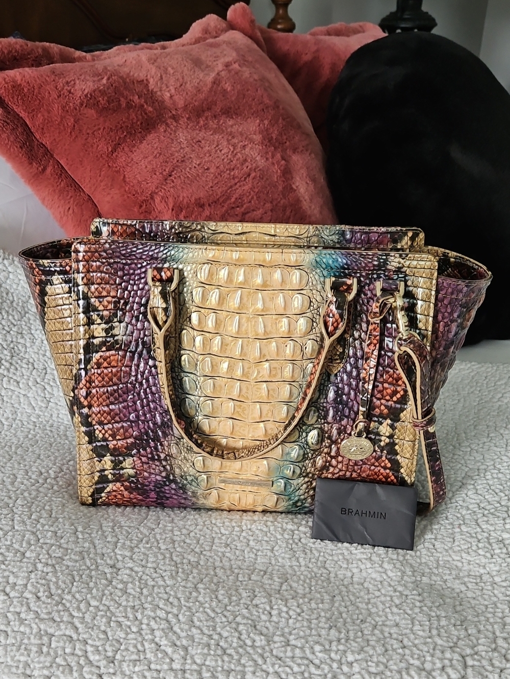 Brahmin Aubree In Reptilian Ombre Melbourne